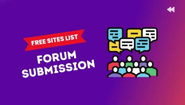 Forum Submission Sites